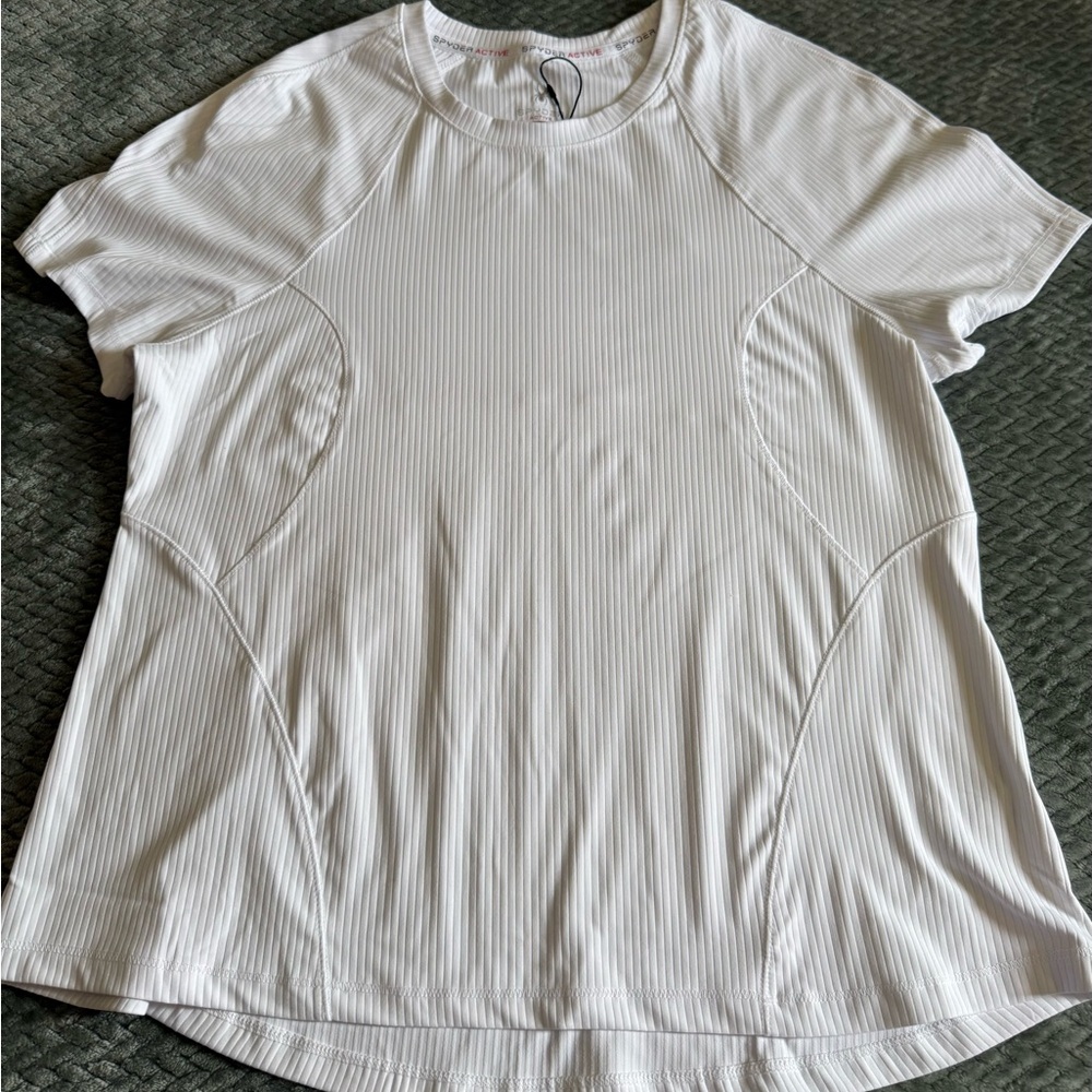 Spyder White Short Sleeve Women's Tee